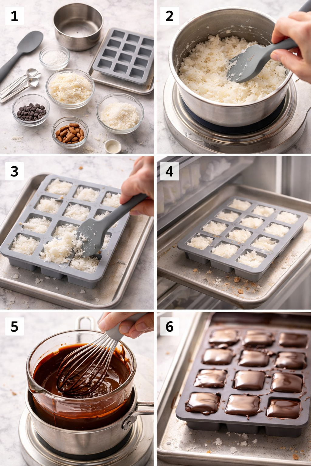 Keto Almond Joy Bars Easy Low Carb Dessert Recipe instructions image