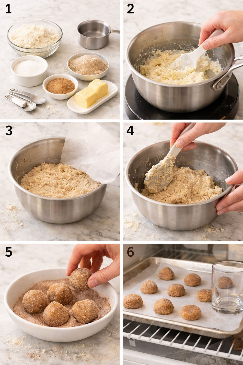 Sugar Free Snickerdoodle Cookies Soft Cinnamon Spice Recipe instructions image