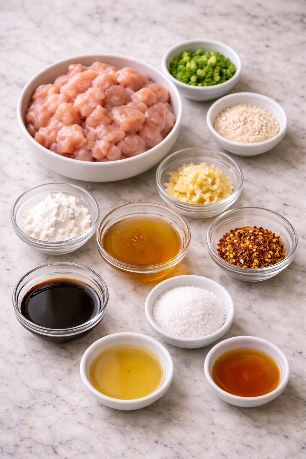 Sugar Free Sesame Chicken Easy Weeknight Stir Fry Recipe ingredients image