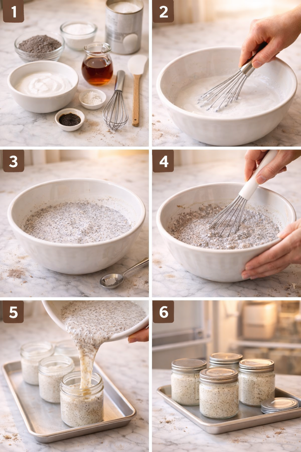 Coconut Chia Seed Pudding That Tastes Like a Vacation instructions image