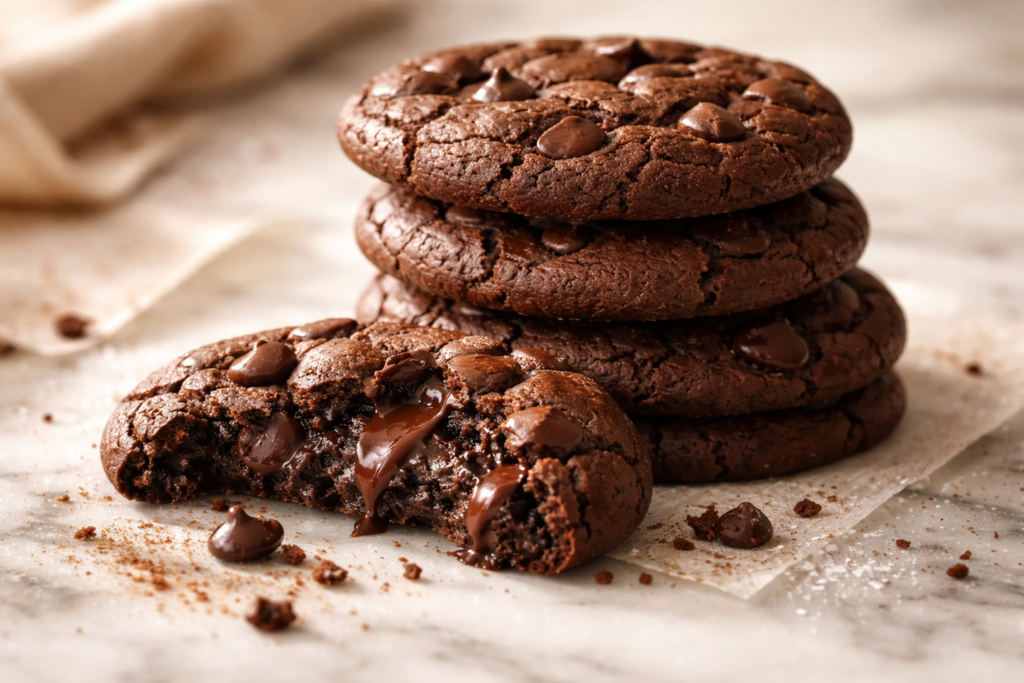 Keto Flourless Fudge Cookies with Rich Chocolate Flavor featured image