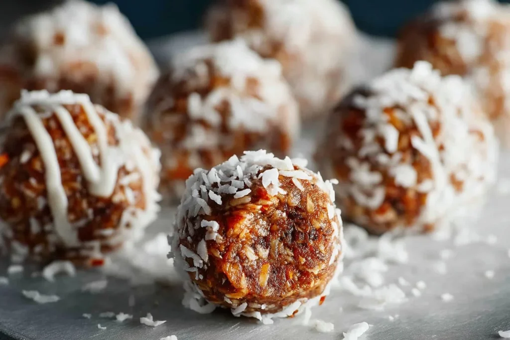 Carrot Cake Energy Balls packed with flavor and nutrition