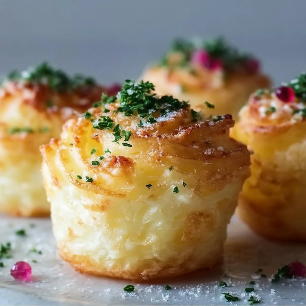 Cheesy Mashed Potato Puff Bites