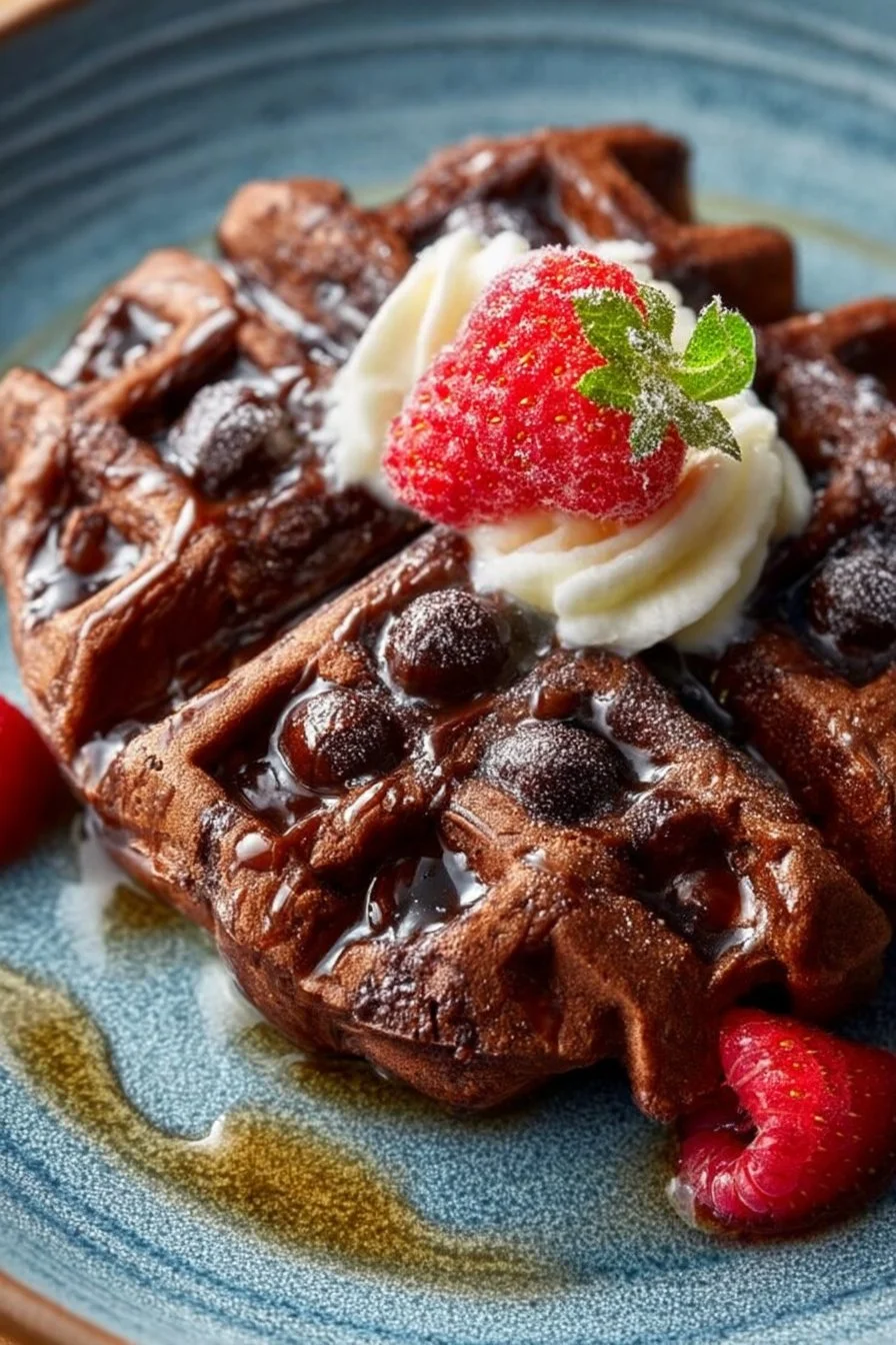 Chocolate Brownie Waffle