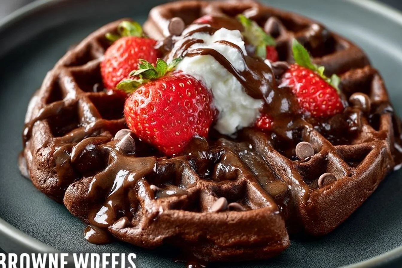 Chocolate Brownie Waffle