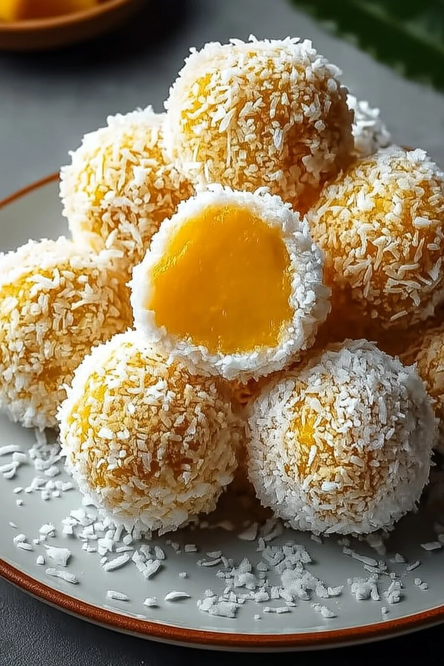 Coconut Mango Bliss Balls