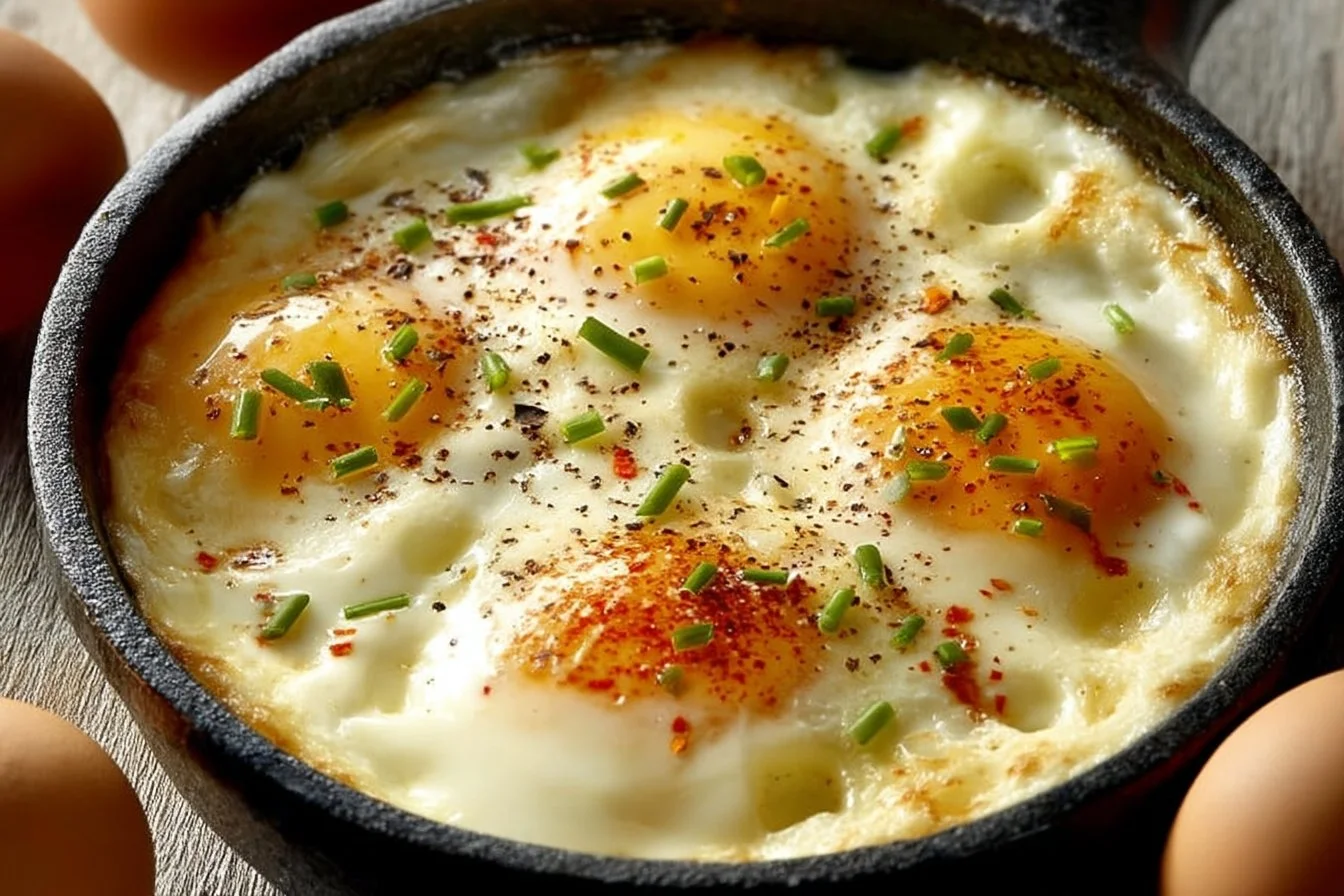 Creamy Baked Eggs