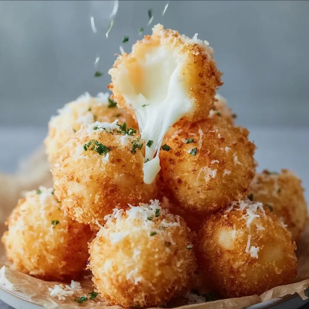 Crispy Air Fryer Mozzarella Balls for Cheesy Bliss