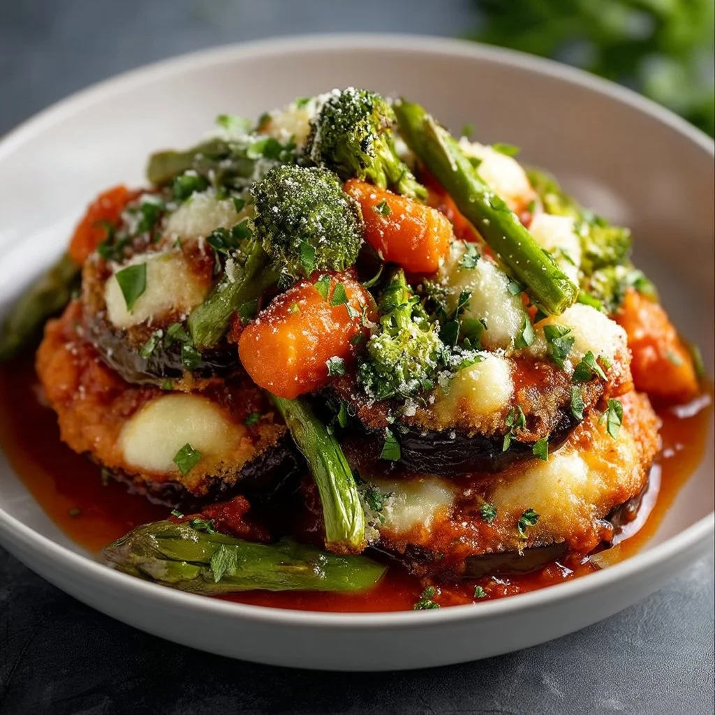 Easy Baked Eggplant Parmesan