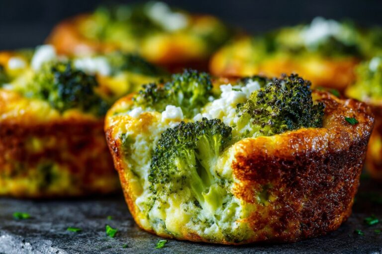 Easy Broccoli + Cottage Cheese Egg Muffins (Low Carb) featured image