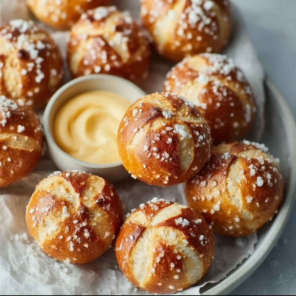 Easy Soft Pretzel Bites