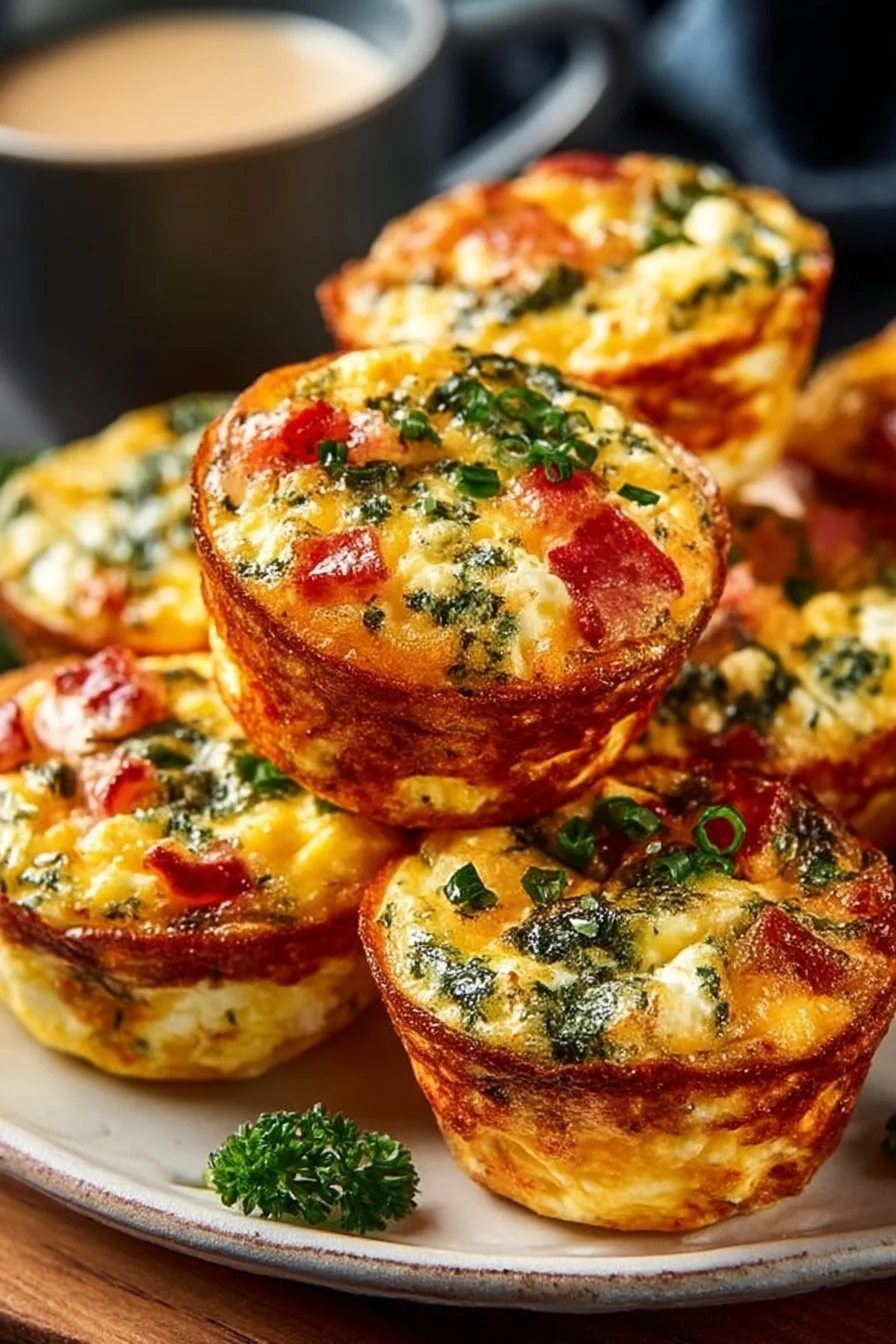 Egg Bites with Cottage Cheese