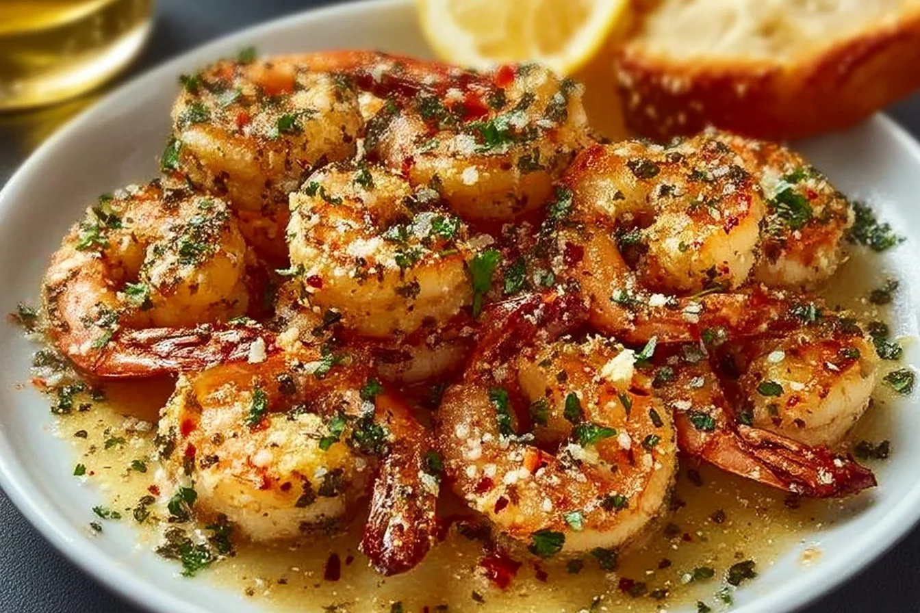 Garlic Parmesan Roasted Shrimp