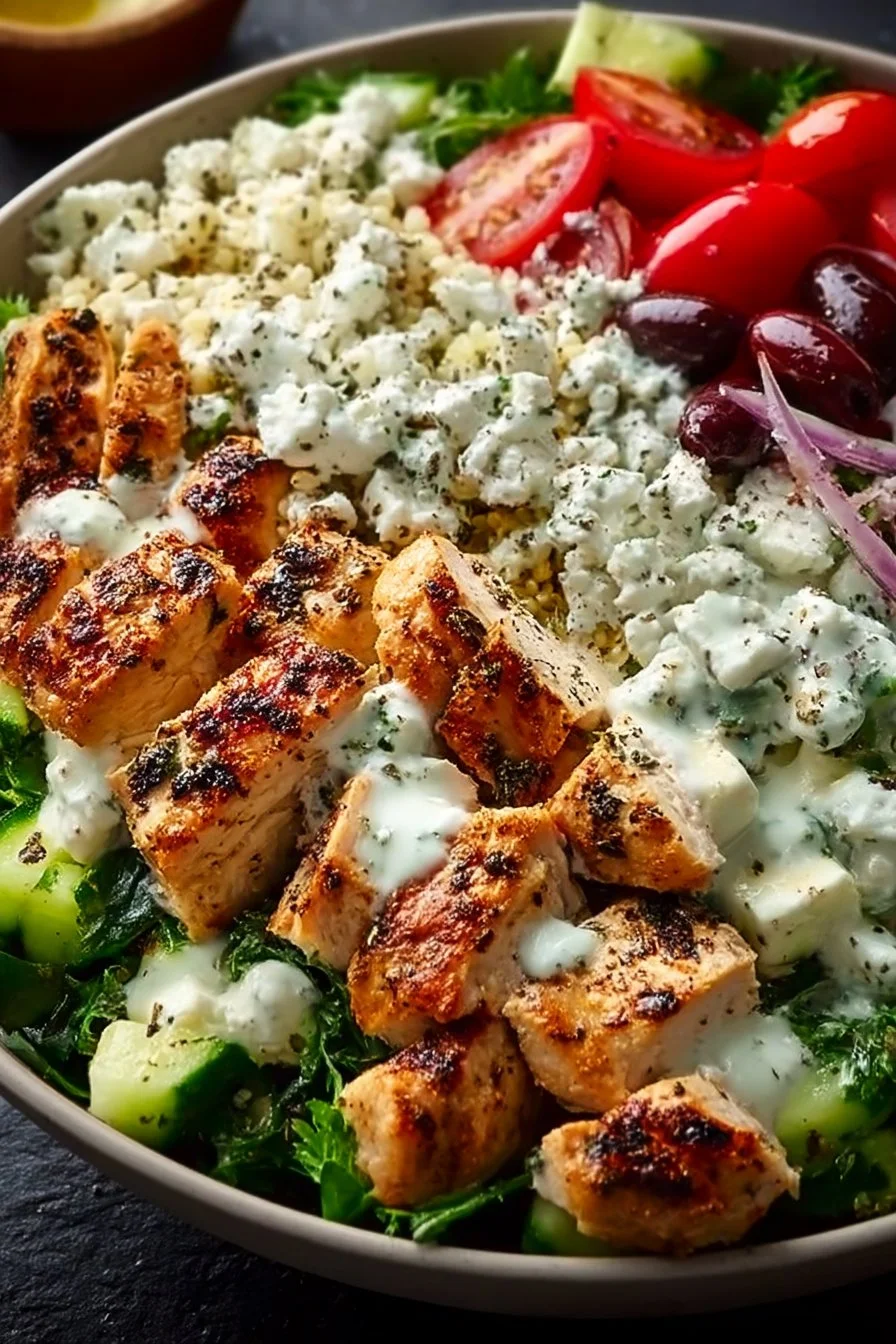 Greek Chicken Bowls