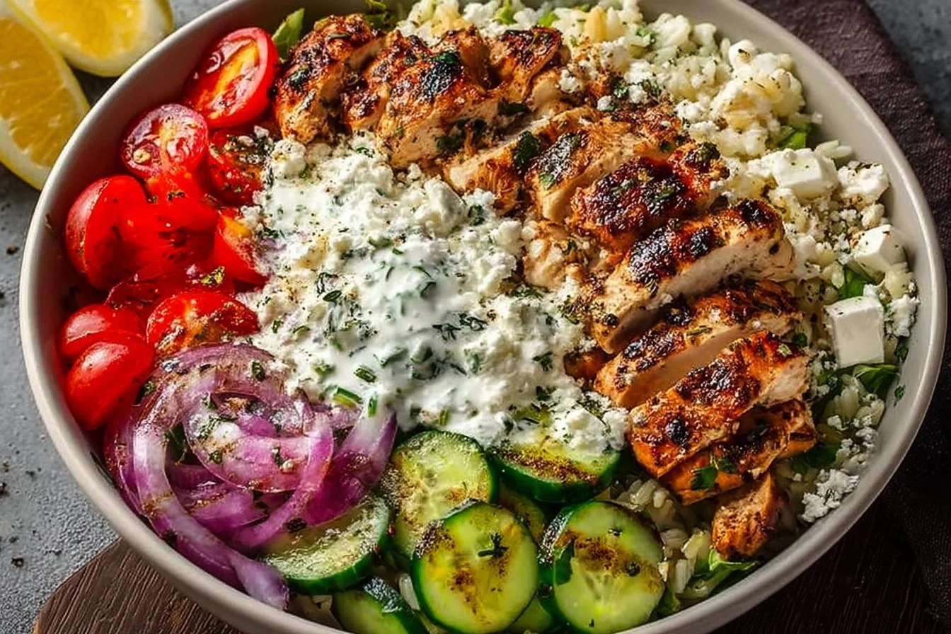 Greek Chicken Bowls