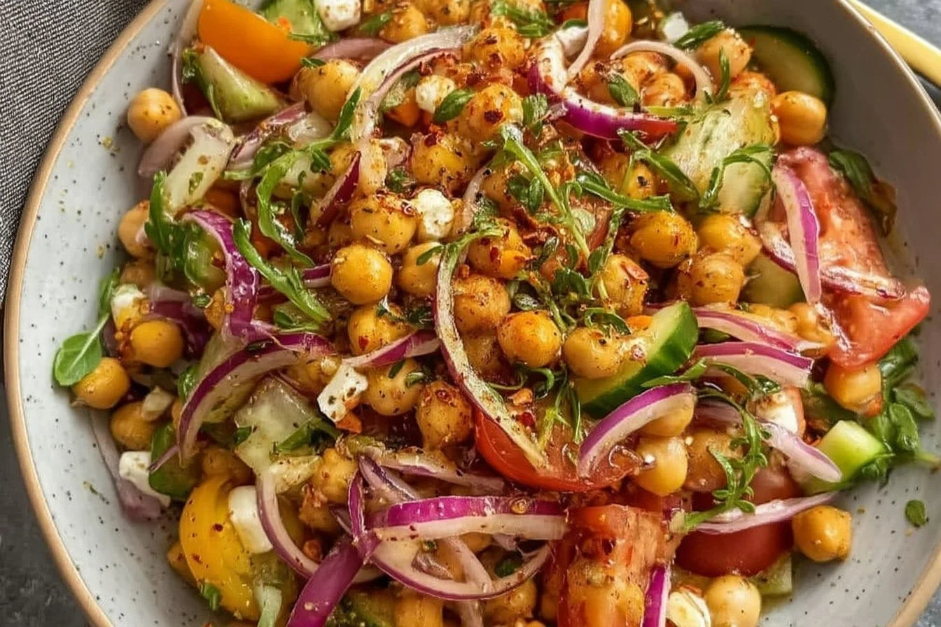 Healthy chickpea salad 🥗