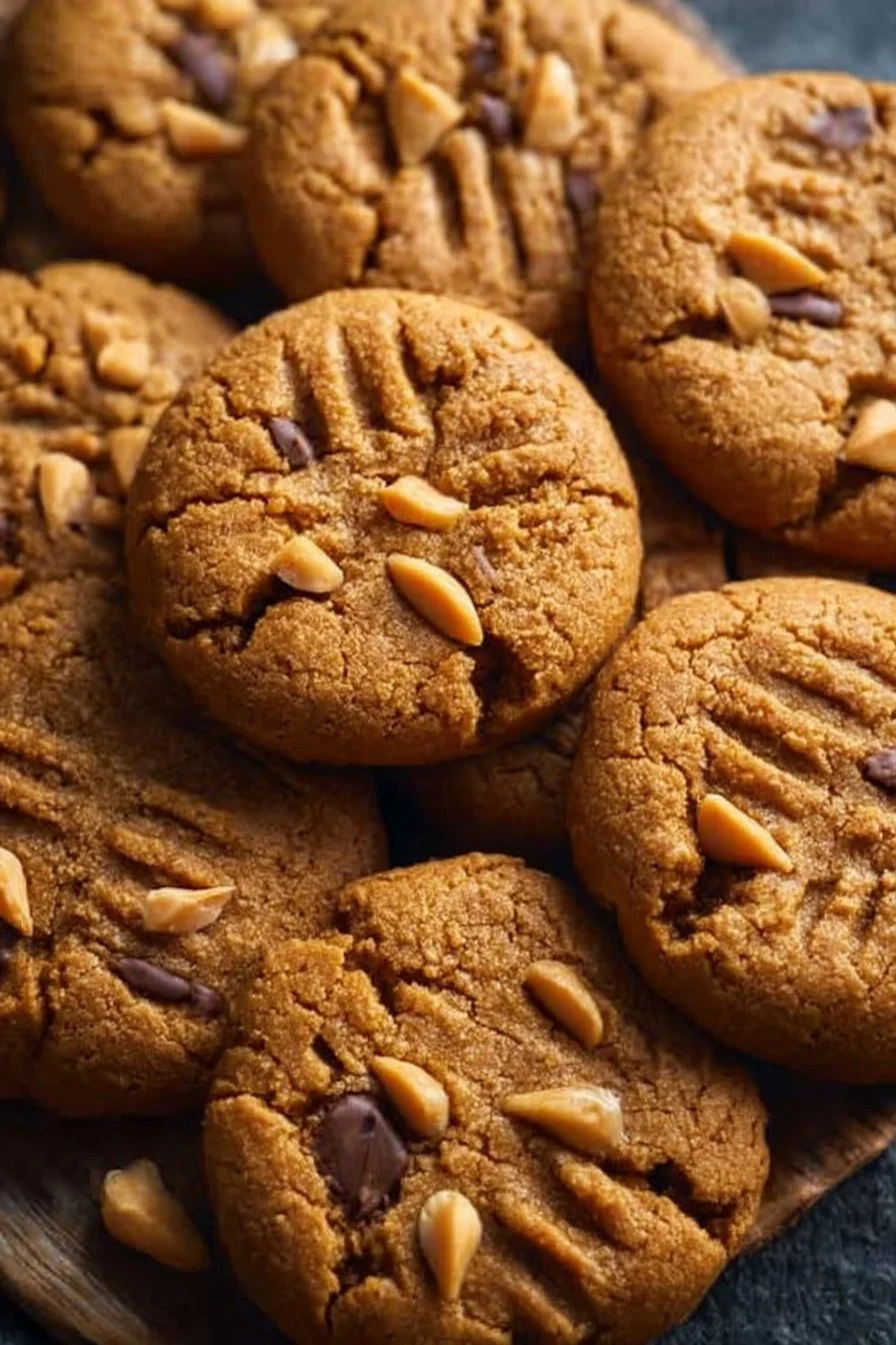 Healthy Peanut Butter Greek Yogurt Cookies