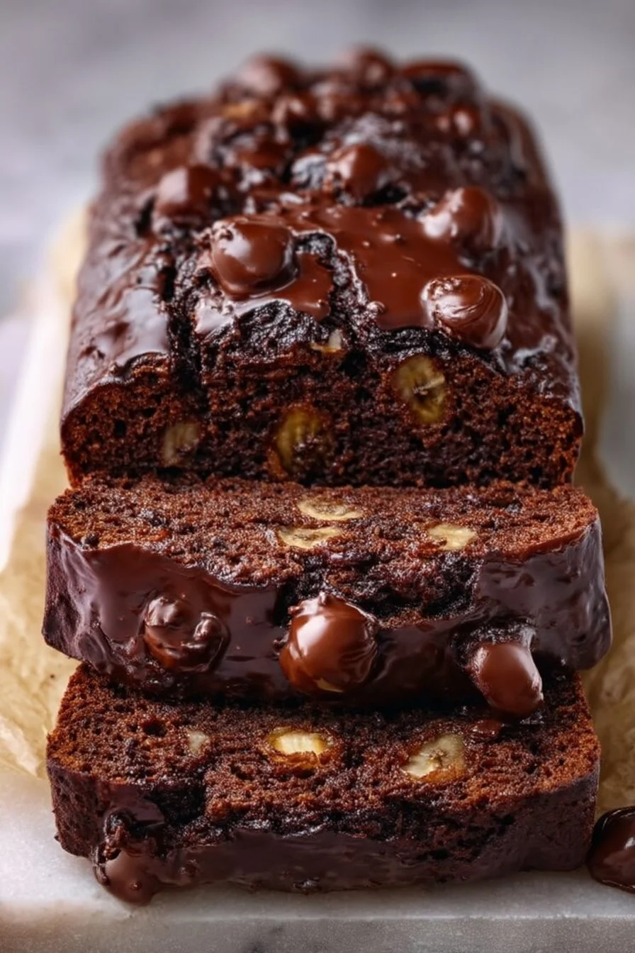 High-Protein Chocolate Banana Bread