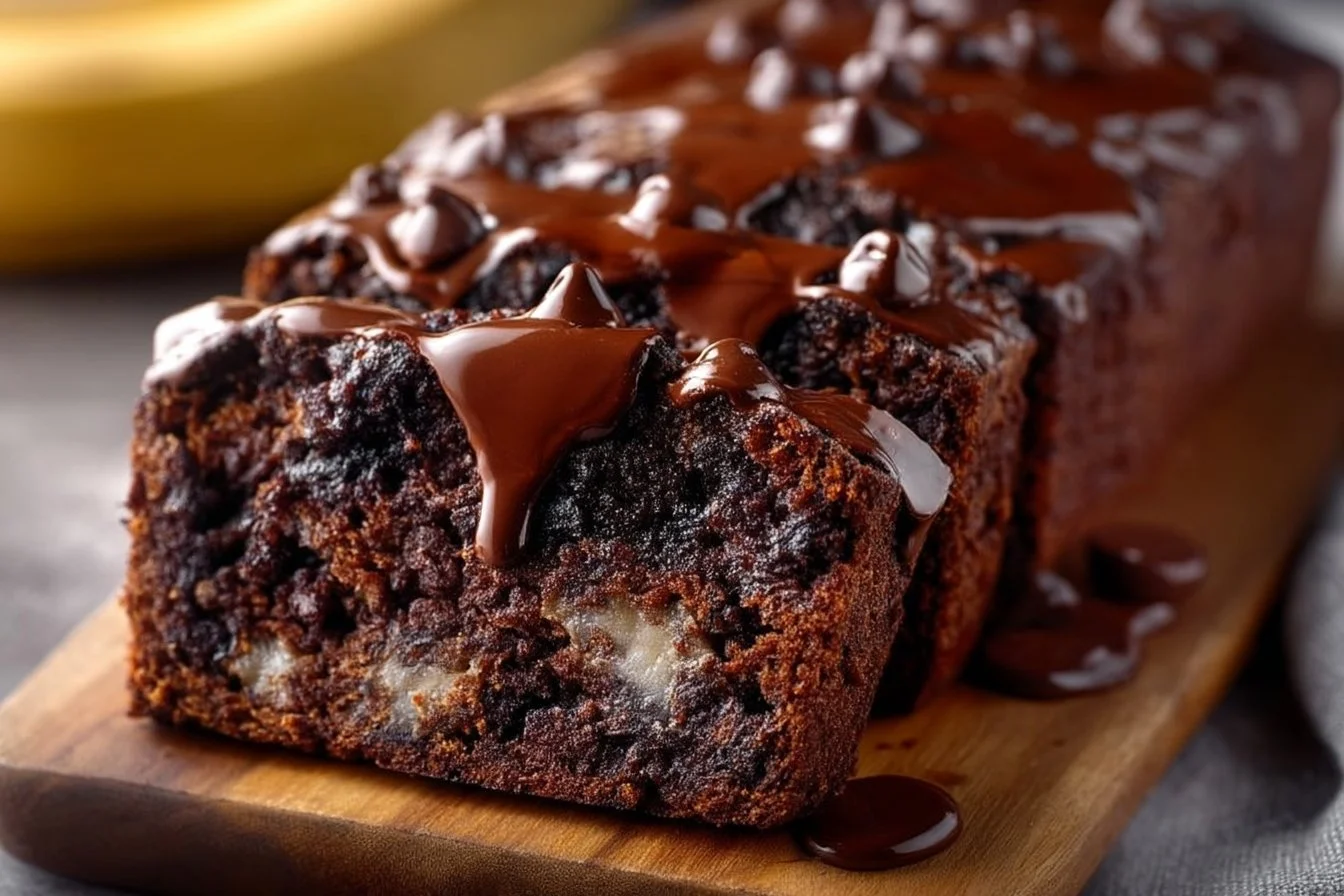 High-Protein Chocolate Banana Bread