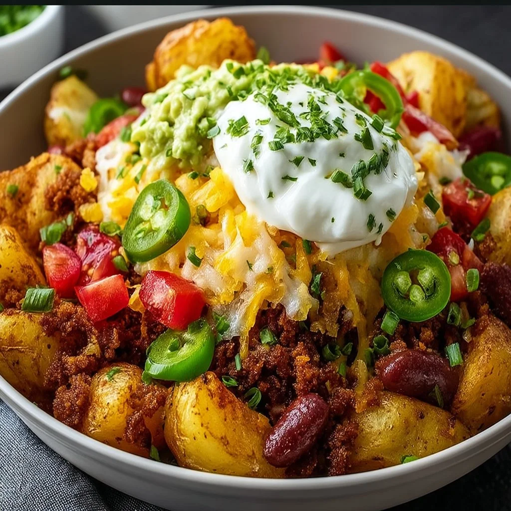 Loaded Potato Taco Bowl