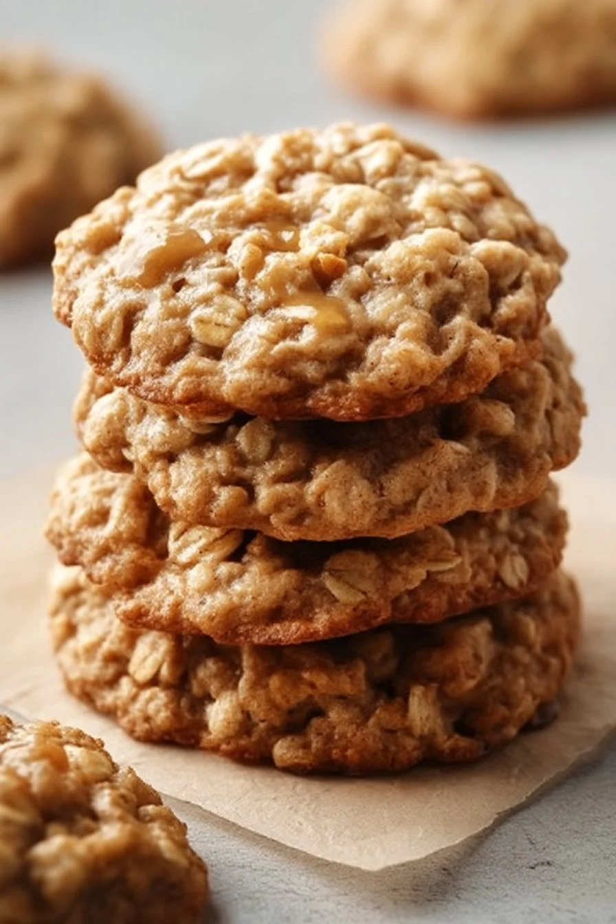 Low Sugar Applesauce Oatmeal Cookies