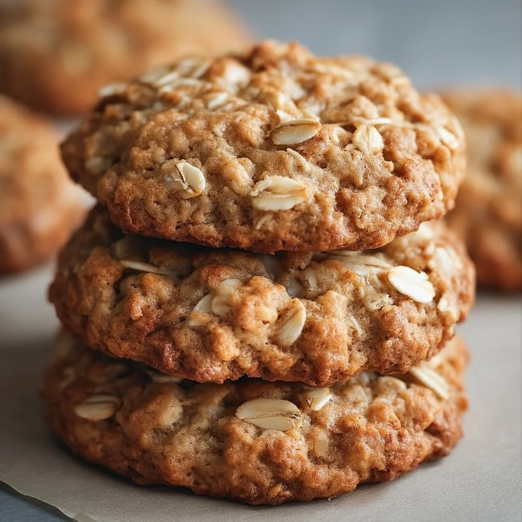 Low Sugar Applesauce Oatmeal Cookies
