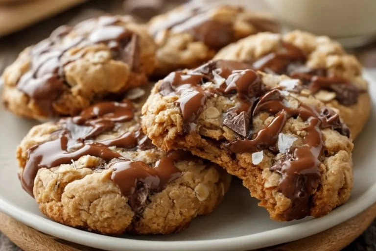 Protein Greek yogurt cookies on a plate, a healthy and delicious snack treat
