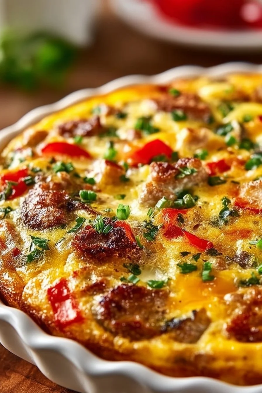 Savory Keto Breakfast Casserole Recipe