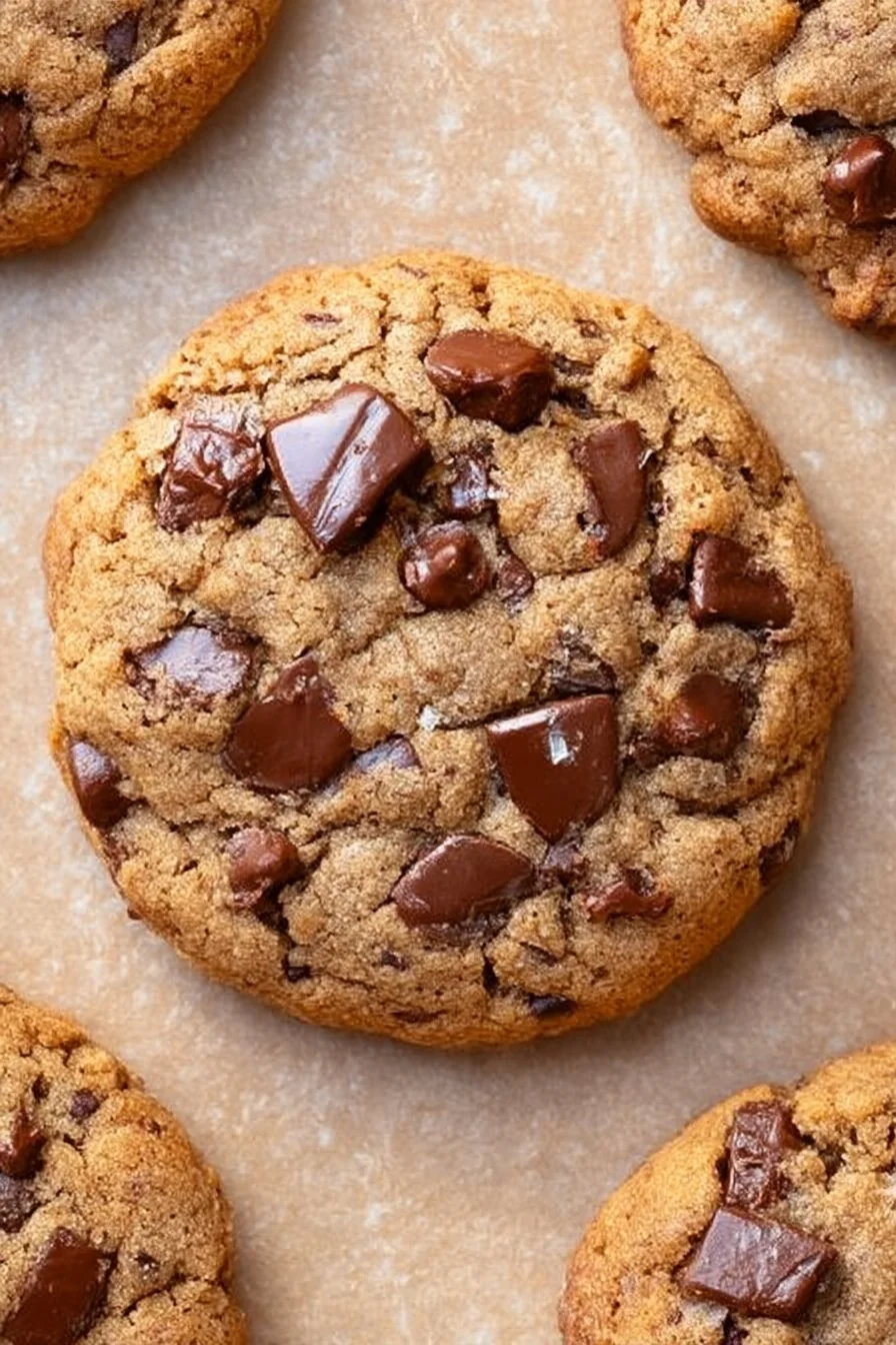 Vegan Sugar Free Chocolate Chip Cookies