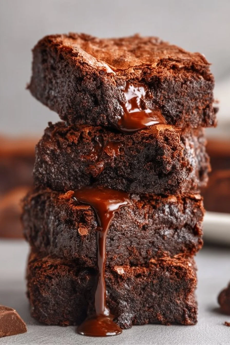 Zero Sugar Brownies with Greek Yogurt