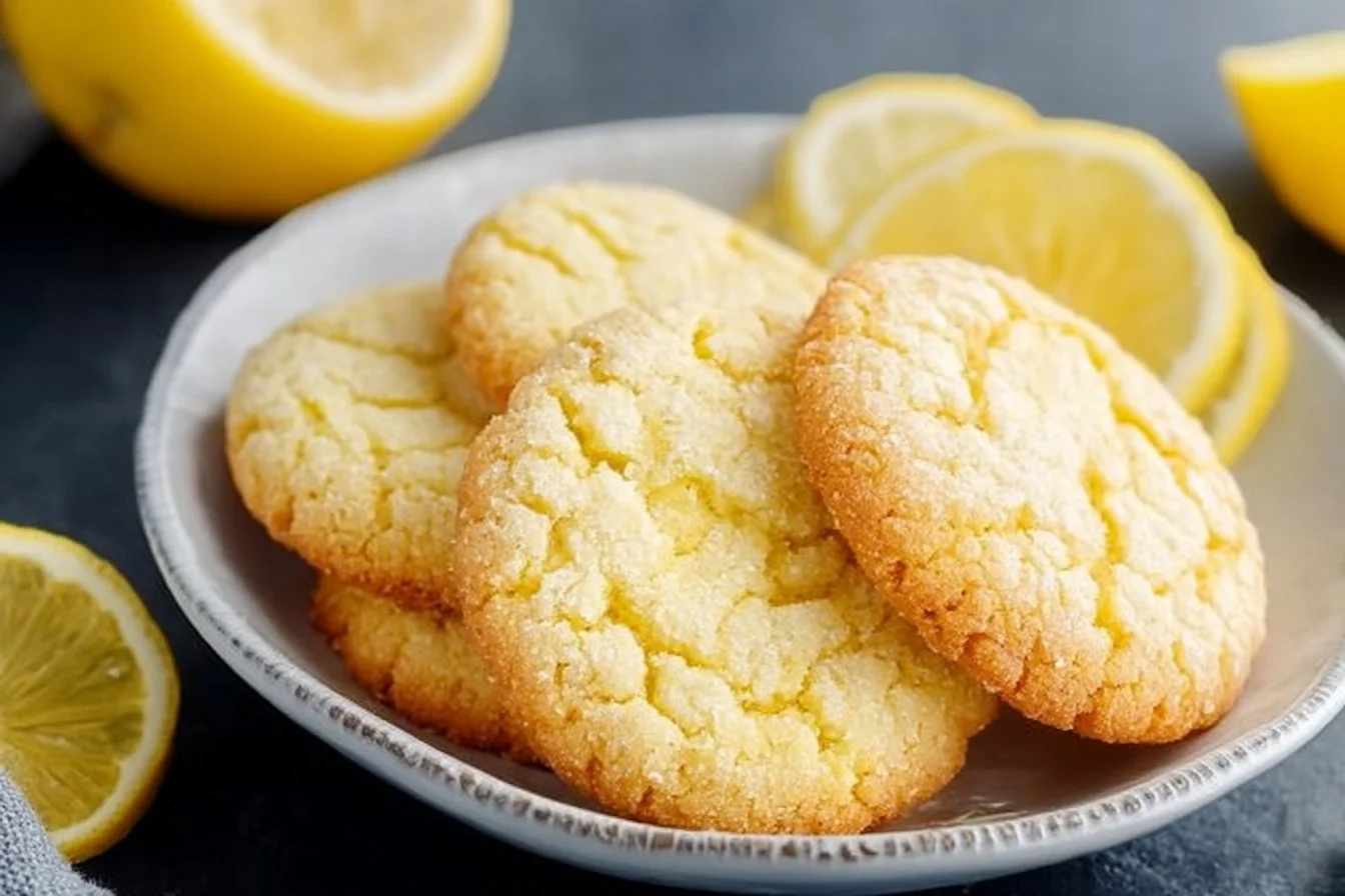 Zesty Sugar Free Lemon Cookies
