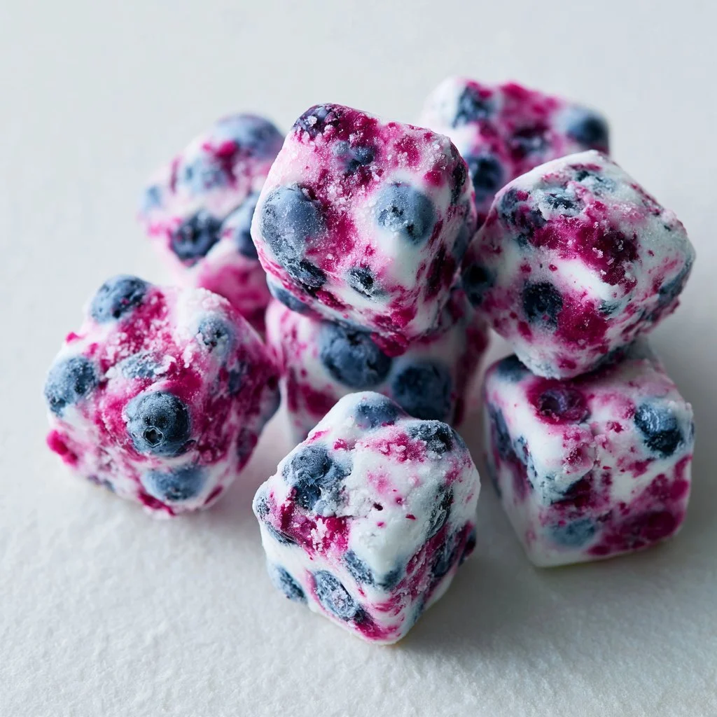 Blueberry Greek Yogurt Bites