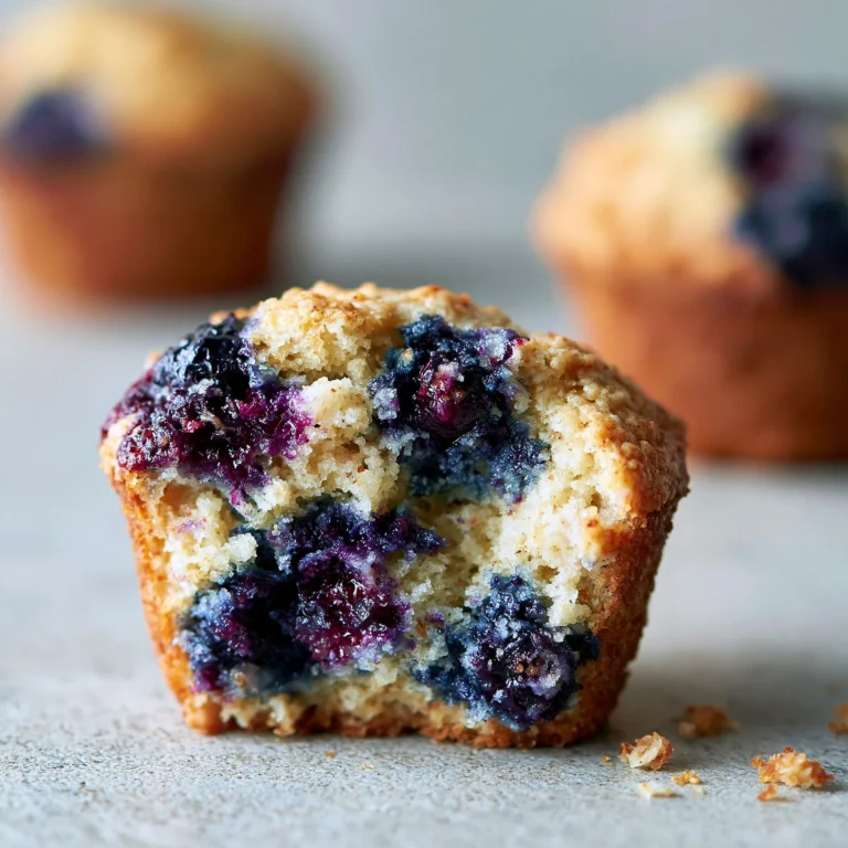 Freshly baked diabetic blueberry muffins on a cooling rack