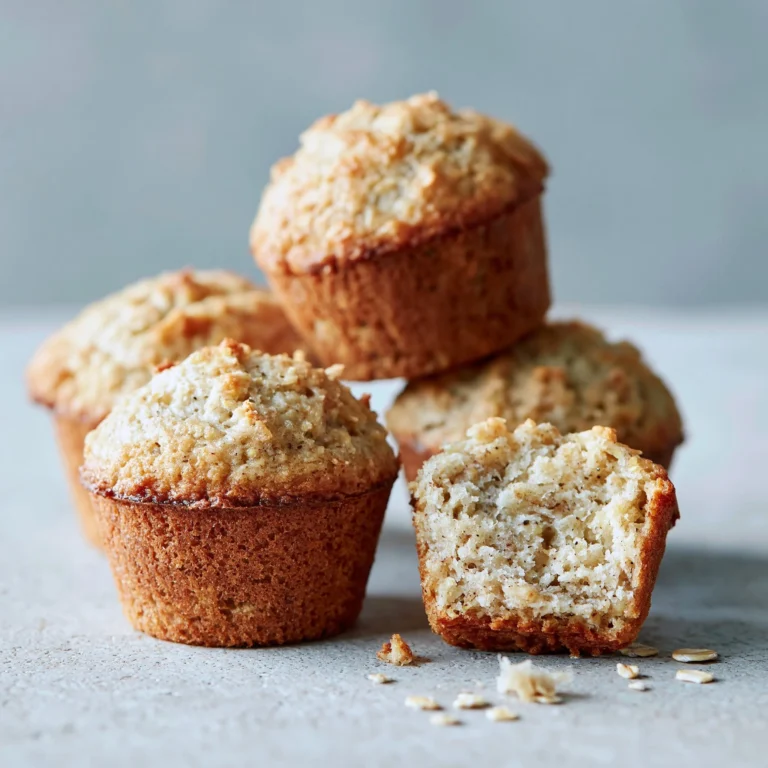 Sugar-free banana muffins baked with natural ingredients for diabetics.