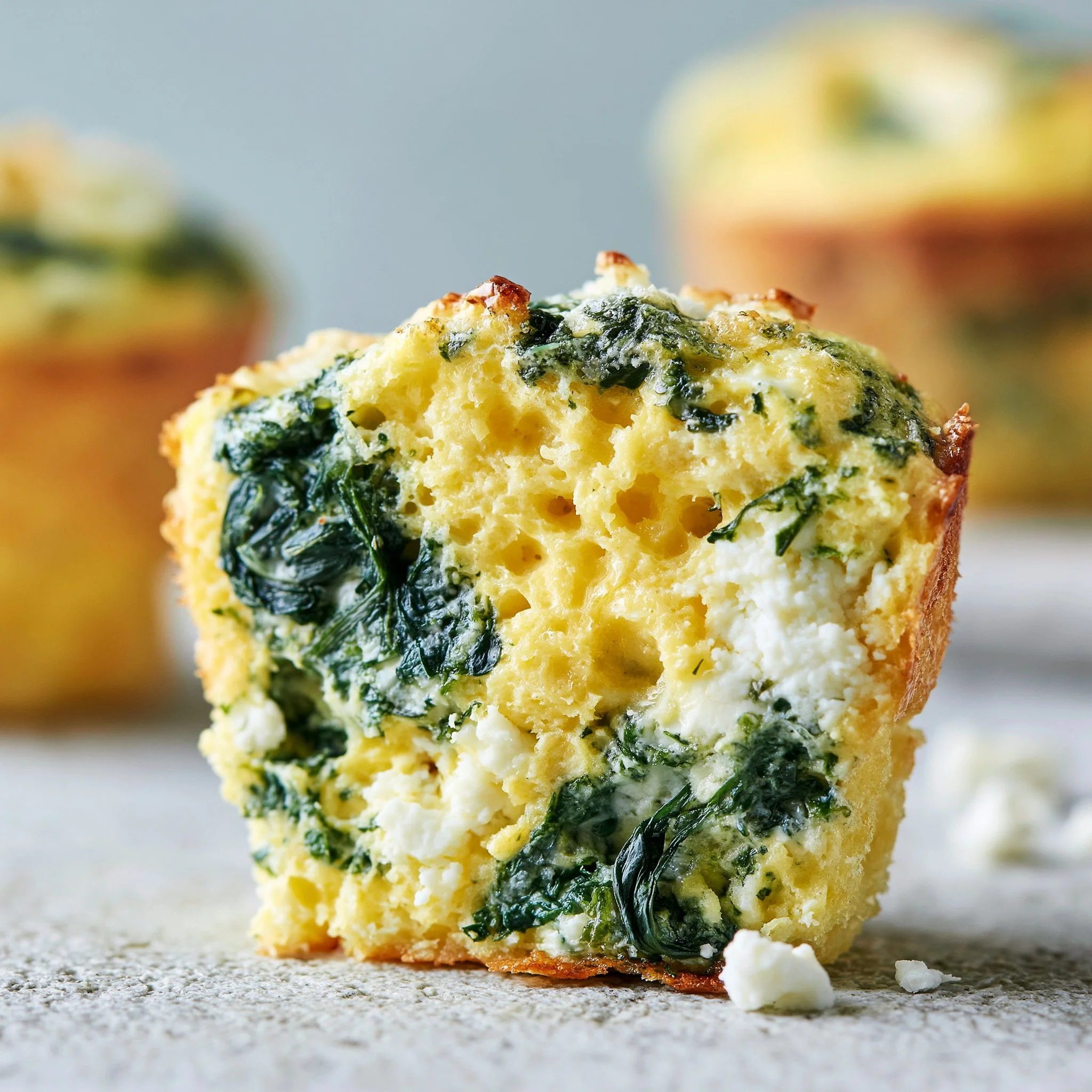 Egg Muffins with Spinach and Feta