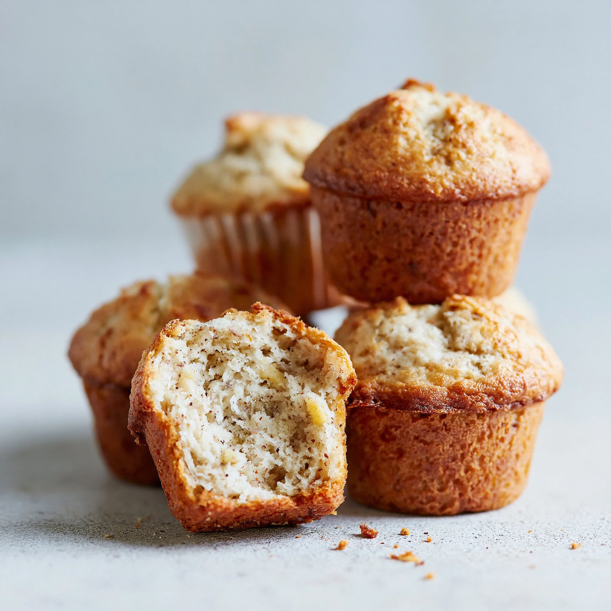 Greek Yogurt Banana Muffins