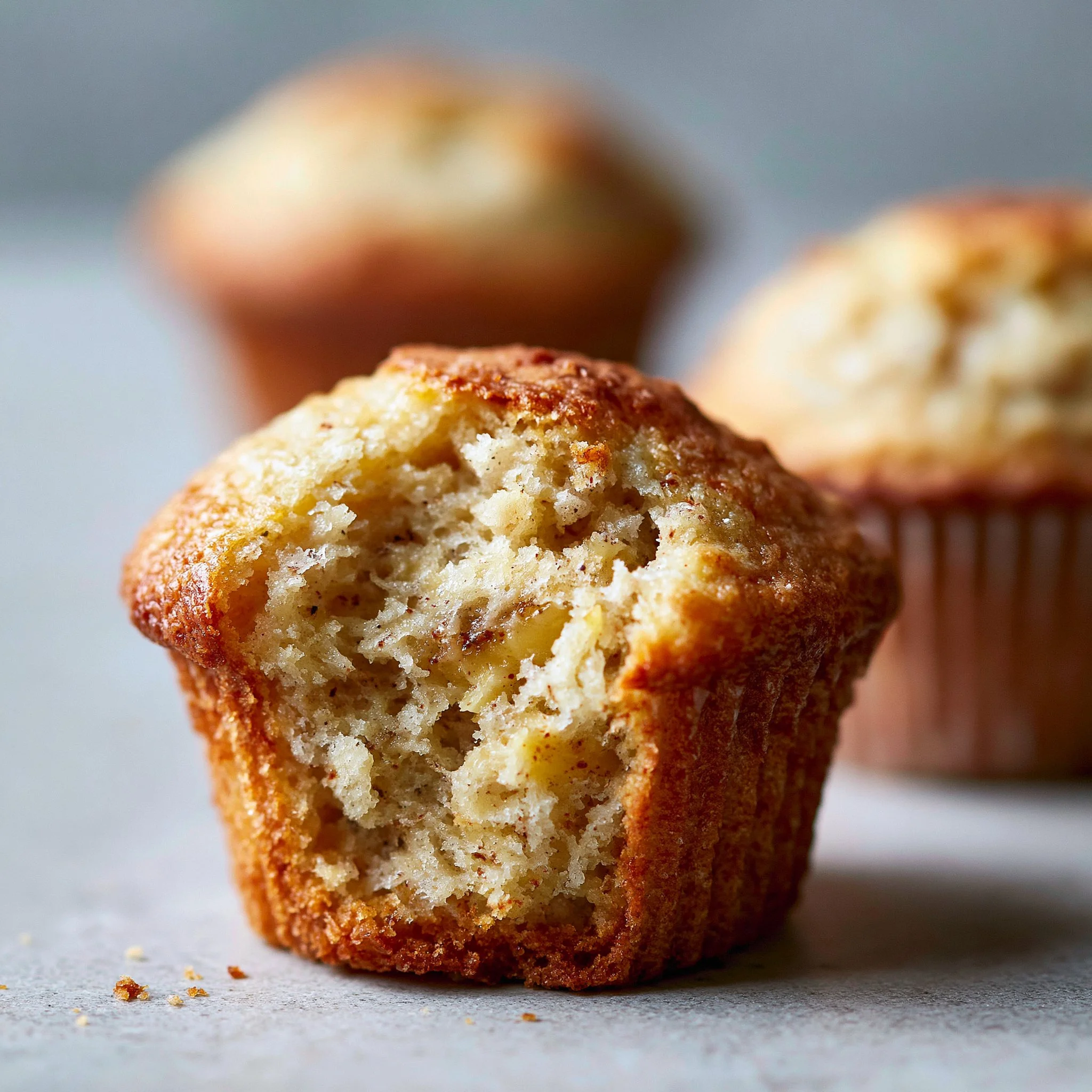 Greek Yogurt Banana Muffins