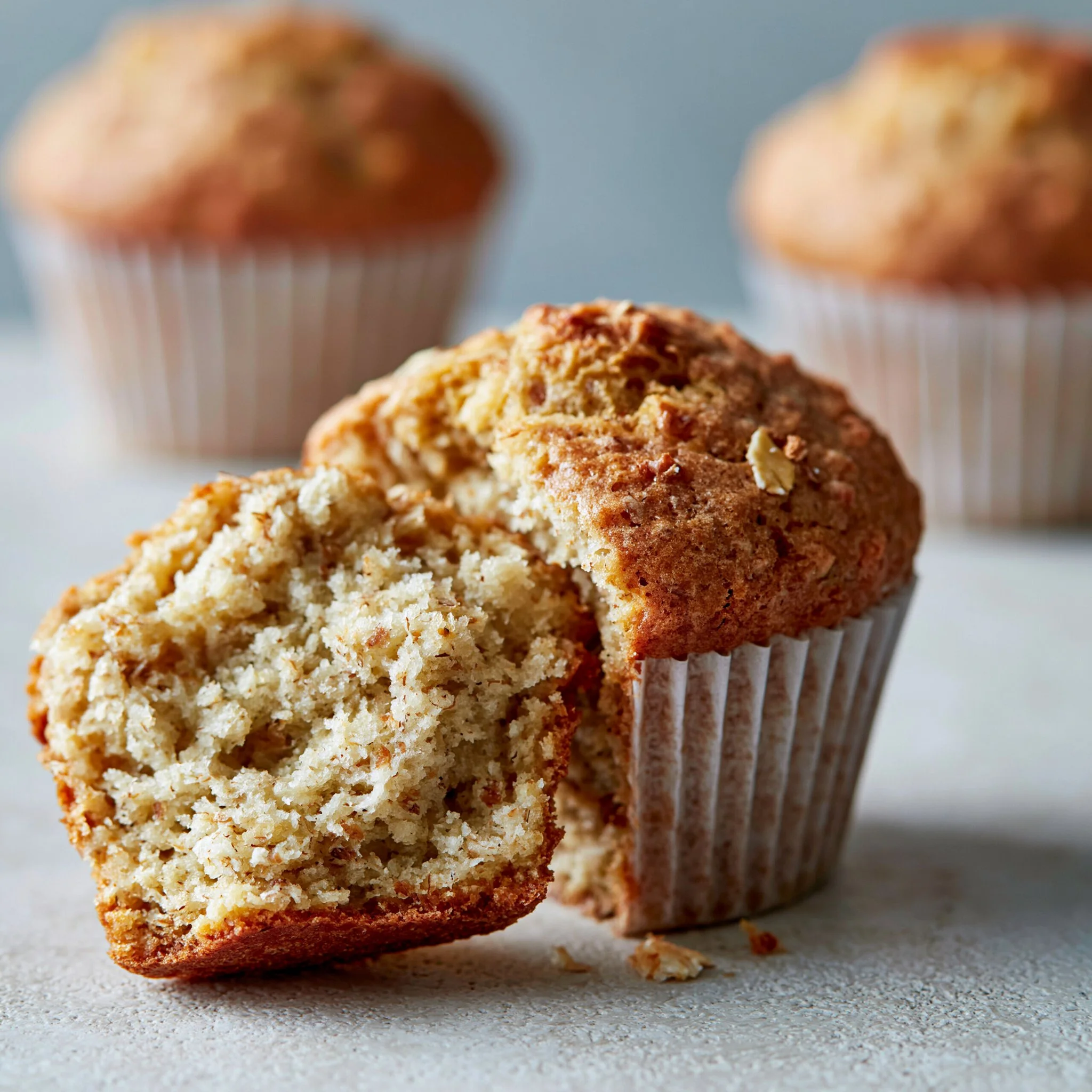 Greek Yogurt Banana Muffins