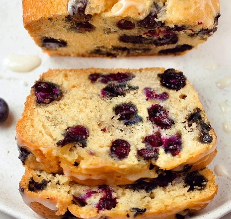Healthy Blueberry Loaf