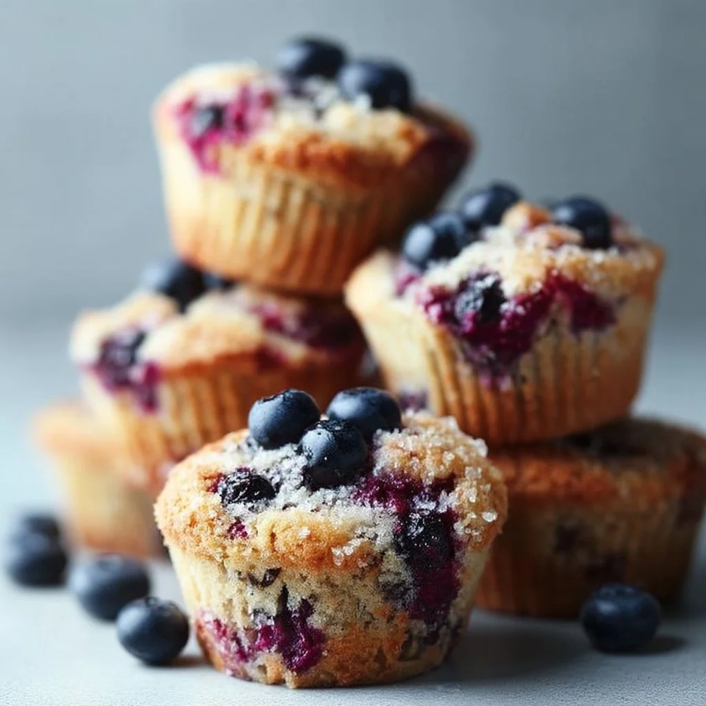 Healthy Diabetic Blueberry Muffins