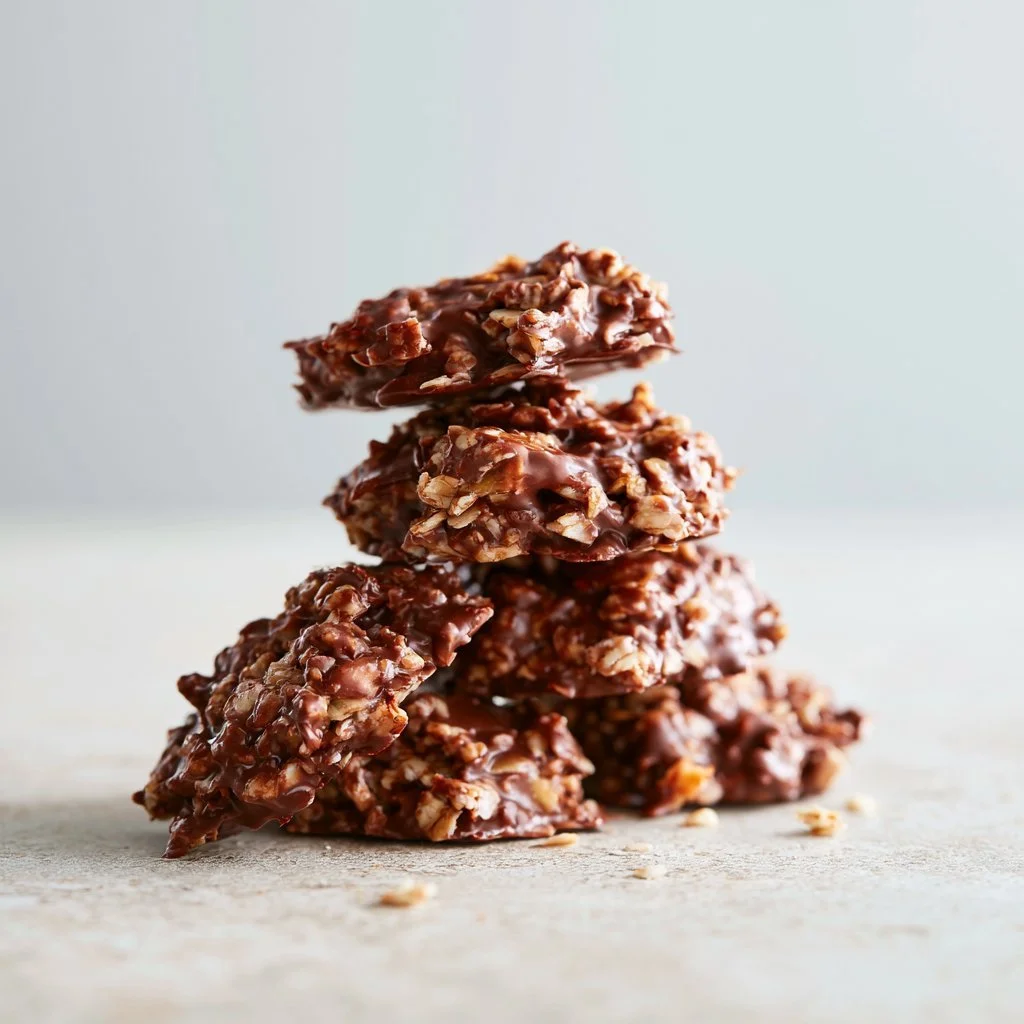 Healthy no bake cookies made with wholesome ingredients