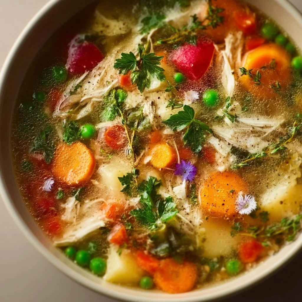 Hearty Chicken Veggie Soup