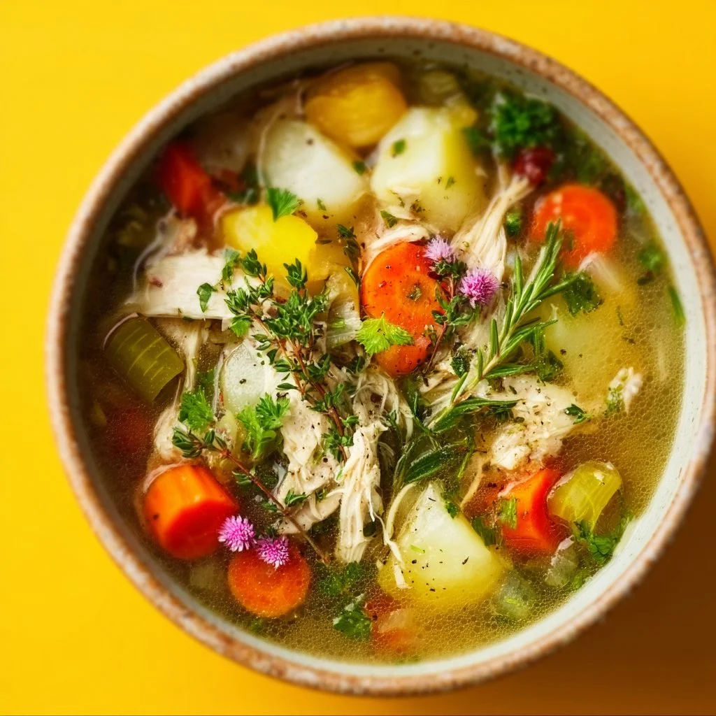 Hearty Chicken Veggie Soup