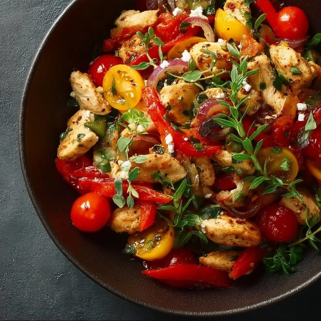 Mediterranean Chicken Stir Fry