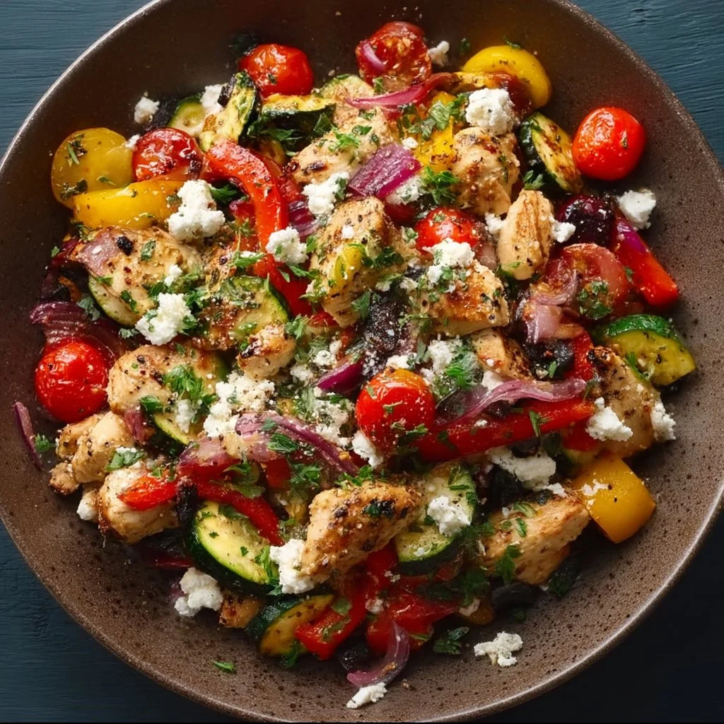 Mediterranean Chicken Stir Fry