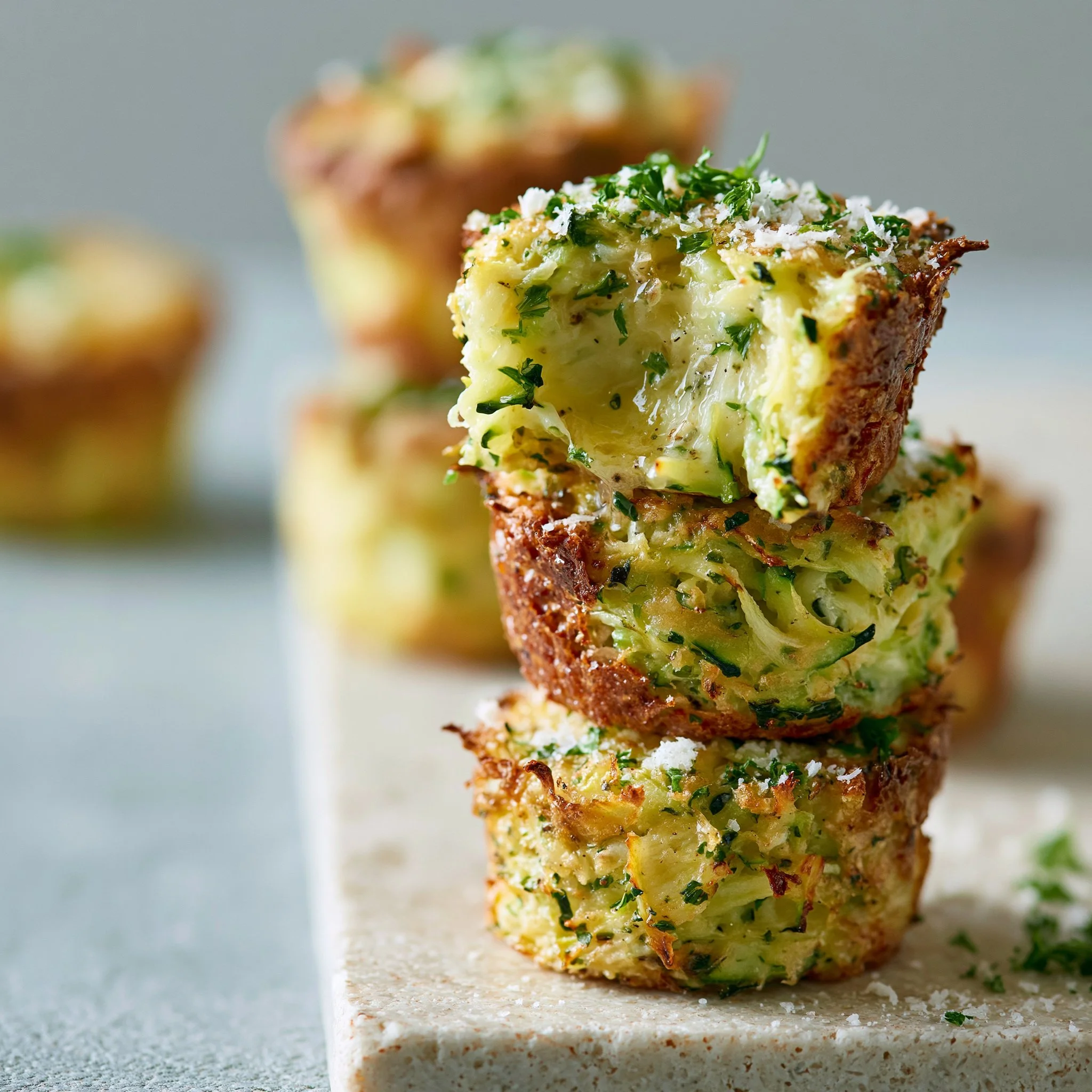 Zucchini Garlic Bites