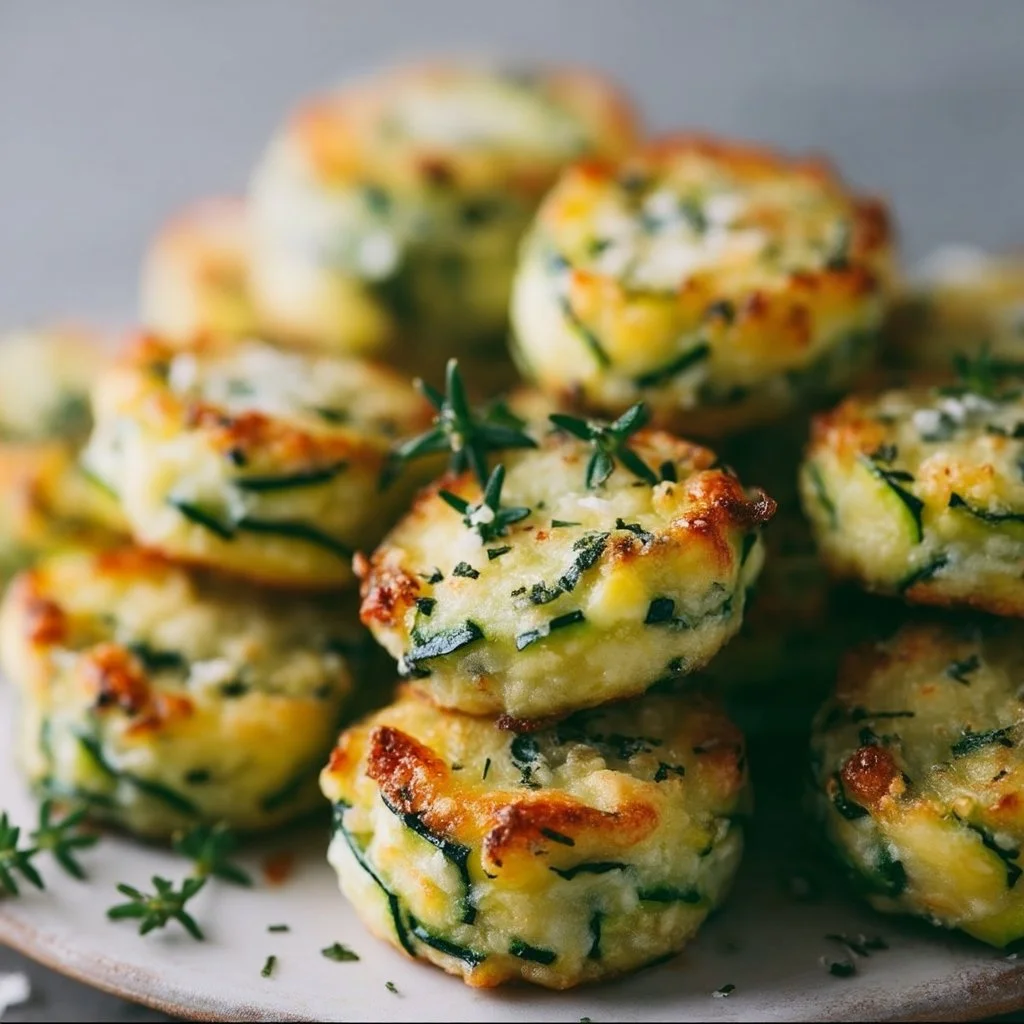 Zucchini Garlic Bites