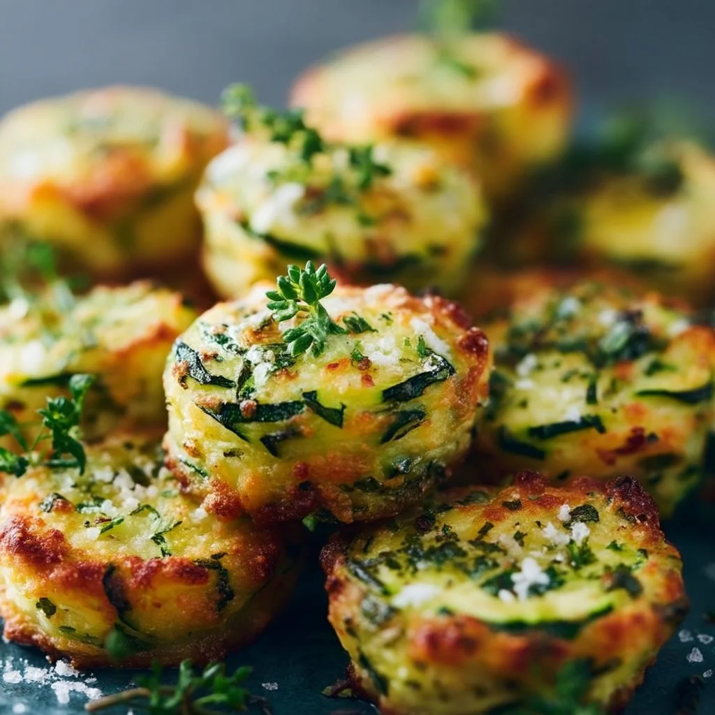 Zucchini Garlic Bites